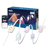 eufy Permanent Outdoor Light E22, 30m mit 60 Triple-LEDs, Smarte RGBWW-Lichter, Alltag & Festtage, bis zu IP67 Wasserdicht, KI-Beleuchtungsthemen für Weihnachten, Kamera-Kompatibel, App-Steuerung