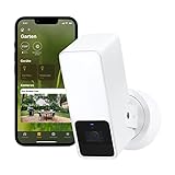 Eve Outdoor Cam (White Edition) – Smarte Überwachungskamera, Flutlicht, Nachtsicht, Bewegungsmelder, Gegensprechanlage, flexible Installation, WLAN, höchster Datenschutz mit Apple HomeKit Secure Video