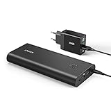 Anker PowerCore+ 26800mAh Premium Aluminium Powerbank Externer Akku mit PowerPort+ 1 Quick Charge 3.0 USB Ladegerät und noch PowerIQ Technologie für iPhone, Galaxy, Nexus Smartphones und Tablets