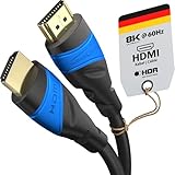 KabelDirekt – 4K & 8K HDMI-Kabel – 2x 2 m – Erhältlich in 0,15-22,5 m – Für jeden HDMI-Anschluss (4K@120Hz & 8K@60Hz, HDMI 2.0, High Speed mit Ethernet, Blu-ray, PS5, Xbox Series, Switch – schwarz)