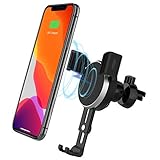 Wireless Charger Auto Handyhalterung, Lecone 10W Kfz-Handyhalterung mit Lüftungs & Saugnapfshalterung für iPhone 11, 11 Pro, 11 Pro Max, XS Max, XS, XR, X, 10W for Galaxy S10 S9 S8, Note 10 Note 9