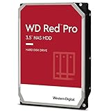 WD Red Pro interne Festplatte 10 TB (3,5 Zoll, NAS Festplatte, 7.200 U/min, SATA 6 Gbit/s, NASware-Technologie, für NAS-Systeme mit bis zu 24 Bays im Dauerbetrieb) Rot