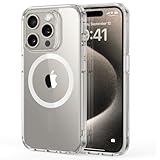 ESR für iPhone 15 Pro Max Hülle, kompatibel mit MagSafe, Militärnorm Schutz, vergilbungsbeständig, Kratzfeste Rückseite, magnetisches HandyHülle Case für iPhone 15 Pro Max, Classic Series, Klar