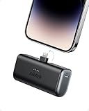 Anker 621 Powerbank mit integriertem Lightning-Stecker, 5.000 mAh MFi-zertifizierter 12W externer Handyakku, kompatibel mit iPhone 14/14 Pro / 14 Plus / 14 Pro Max, iPhone 13- und 12-Serie