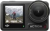 DJI Osmo Action 4 Standard-Combo – 4K/120fps wasserdichte Action-Kamera mit einem 1/1,3-Zoll-Sensor, atemberaubende Low-Light-Aufnahmen, 10-Bit- und D-Log M-Farbleistung, langlebiger 1.770 mAh-Akku