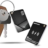 Keys Finder Tracker Qi Wireless Charging IP68 Thin Item Wallet Purse Luggage Located Works with Apple Find My APP & Network (iOS Only)