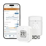 Eve Thermo – Raumkomfort-Set für Räume mit 1 Heizkörper, inkl. 1 Eve Thermo Control, für Apple Home, Matter/Thread, benötigt Apple TV 4K (2. Gen./3. Gen. 128 GB), HomePod (2. Gen.) oder HomePod Mini