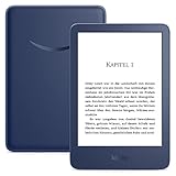 Kindle (2022) – Der bisher leichteste und kompakteste Kindle, jetzt mit hochauflösendem 6-Zoll-Display mit 300 ppi und doppelter Speicherkapazität | Ohne Werbung | Blau