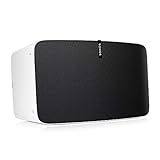 Sonos Play:5 WLAN Speaker, weiß – Kraftvoller WLAN Lautsprecher mit bestem, kristallklarem Stereo Sound – AirPlay kompatibler Multiroom Lautsprecher