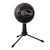 Blue Microphones Snowball iCE Plug 'n Play USB-Mikrofon für Aufnahme, Podcasting, Broadcasting, Twitch Game-Streaming, Voiceover, YouTube Videos auf PC und Mac - Schwarz