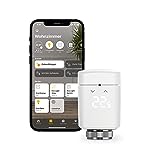 Eve Thermo - Smartes Heizkörperthermostat mit LED-Display, automatischer Temperatursteuerung, keine Bridge erforderlich, Bluetooth/Thread, Apple HomeKit, Made in Germany