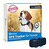 Tractive GPS Tracker für Hunde | Empfohlen von Martin Rütter | Weltweite Live-Ortung | Weglaufalarm | Gesundheitswarnungen & Aktivitätstracking | Mehrfacher Testsieger
