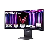 LG Electronics 34GS95QE-B.AEU UltraWide QHD UltraGear Gaming OLED-Monitor 34' (86cm), 3440 x 1440, 0,03ms GtG, 240Hz, HDR400 TRUE BLACK, NVIDIA G-Sync Compatible, AMD FreeSync Premium Pro - Grau