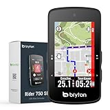 Bryton Rider 750SE 2,8 Zoll Farb-LCD-Touchscreen-GPS-Fahrradcomputer Offline-EU-Karte, kompatibel mit Fahrradradar, 40 Stunden Batterielebensdauer, Navigation mit Turn-by-Turn Follow Track