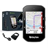 Bryton Rider S500 2,4 Zoll Farb LCD Touchscreen GPS-Fahrradcomputer Offline EU Karte, kompatibel mit Fahrradradar, 24 Std. Lange Batterielebensdauer, Navigation mit Turn-by-Turn Follow Track