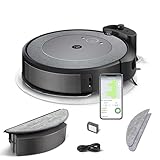 iRobot Roomba Combo i5 (i5172) Saug- und Wischroboter, WLAN-fähig, intelligente Navigation, 2 Gummibürsten für alle Böden, Reinigung nach Raum, Kompatibel mit Sprachassistenten, Farbe: Cool