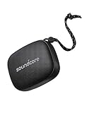 Soundcore Anker Icon Mini Bluetooth Lautsprecher, Kleiner & Federleichter Bluetooth Lautsprecher mit IP67 Wasserschutzklasse, 8 Stunden Akkuleistung, Kompaktes Design für Reisen & Wandern (Schwarz)