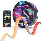 Govee COB Strip Light Pro 3m, Smart LED Strip RGBIC, kompatibel mit Alexa, Google Assistant und Matter, RGBIC LED Strip Schneidbar, COB LED Streifen mit Musik Sync, für Party, Schlafzimmer