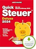 QuickSteuer Deluxe 2024 (für Steuerjahr 2023) | PC Aktivierungscode per Email | Private und gewerbliche Steuererklärung