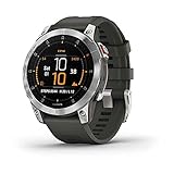 Garmin EPIX – GPS-Multisport-Smartwatch mit brillantem 1,3“ AMOLED-Display und Touch-/Tastenbedienung. TOPO-Karten, 60 Sport-Apps, Garmin Music, Garmin Pay, bis zu 16 Tage Akkulaufzeit, wasserdicht.