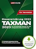 TAXMAN 2023 (für Steuerjahr 2022)| Download | Steuererklärungs-Software für Vermieter | PC Aktivierungscode per Email