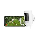 Ring Außenkamera Netzstecker (Stick Up Cam Plug-in) | Überwachungskamera aussen mit 1080p-HD-Video, WLAN, witterungsbeständig, geeignet für dein Haus & Grundstück, Alexa-kompatible Sicherheitskamera