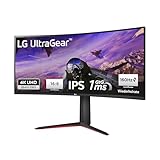 LG Electronics 34GP63AP-B.AEU UltraGear™ UWQHD Curved Gaming Monitor 34', 3440 x 1440, 21:9, 5 ms GtG, 160 Hz, HDR10, Motion Blur Reduction, AMD FreeSync™ Preminum- Schwarz