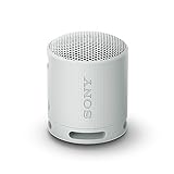 Sony SRS-XB100 - Kabelloser Bluetooth-Lautsprecher, tragbar, leicht, kompakt, Outdoor, Reise-Lautsprecher, langlebig, IP67 Wasser- und staubdicht, 16 Std Akku, Trageriemen, Freisprechfunktion, grau