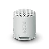 Sony SRS-XB100 - Kabelloser Bluetooth-Lautsprecher, tragbar, leicht, kompakt, Outdoor, Reise-Lautsprecher, langlebig, IP67 Wasser- und staubdicht, 16 Std Akku, Trageriemen, Freisprechfunktion, grau