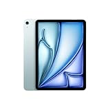 Apple 11' iPad Air (M2): Liquid Retina Display, 128 GB, 12 MP Querformat Frontkamera/12 MP Rückkamera, WLAN 6E, Touch ID, Batterie für den ganzen Tag – Blau