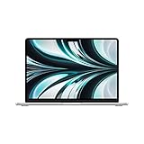 Apple 2022 MacBook Air Laptop mit M2 Chip: 13,6' Liquid Retina Display, 8GB RAM, 256 GB SSD Speicher, beleuchtete Tastatur, 1080p FaceTime HD Kamera. Kompatibel mit iPhone/iPad; Silber