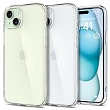 Spigen für iPhone 15 Ultra Hybrid Hülle [Anti-Yellowing] Case Handyhülle Schutzhülle Cover Transparent Durchsichtig Dünn Slim -Crystal Clear