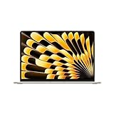 Apple 2023 MacBook Air Laptop mit M2 Chip: 15,3' Liquid Retina Display, 8GB RAM, 256 GB SSD Speicher, beleuchtete Tastatur, 1080p FaceTime HD Kamera. Funktioniert mit iPhone/iPad, Polarstern
