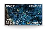 Sony BRAVIA XR, XR-77A80L, 77 Zoll Fernseher, OLED, 4K HDR 120Hz, Google TV, Smart TV, Works with Alexa, mit exklusiven PS5-Features, HDMI 2.1, Gaming-Menü mit ALLM + VRR, 24 + 12M Garantie