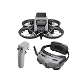 DJI Avata Explorer Combo – Drohne mit Kamera, UAV Quadrokopter mit stabilisiertem 4K-Video, Sichtfeld von 155°, Notbremse und Schwebeflug, inklusive neuem RC Motion 2 und DJI Goggles Integra