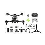 DJI FPV Combo, FPV-Drohne mit 4K Kamera, intensives Flugerlebnis, Sportmodus, superweites 150° Sichtfeld, HD-Übertragung mit niedriger Latenz, Notbremse und Schwebeflug, Grau