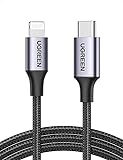 UGREEN USB C auf Lightning Kabel MFi Zertifiziert Ladekabel PD 3.0 kompatibel mit iPhone 14, 13, 12, 11, iPhone SE, iPad 10.2 2021, AirPods usw. (1M)