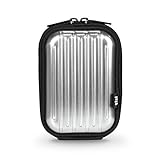 equinux tizi Köfferchen - Stylische und praktische Reisetasche für tizi Produkte, Gadgets und Zubehör mit hochwertiger Kunststoffschale in Cooler Alu-Optik