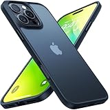 TORRAS Guardian für iPhone 16 Pro Hülle [TOP Militärstandard FallSchutz] Stoßfest [Samtweiche Haptik] Handyhülle für iPhone 16 Pro Case Matt Rückseite Kratzfeste Schutzhülle für iPhone 16 Pro Schwarz