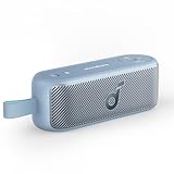 soundcore Motion 100 Bluetooth Lautsprecher, Lautsprecher Boxen mit Wireless Hi-Res, 2 Vollbereichstreiber für Stereo, Outdoor Ultra-Mobiles Design, Anpassbarer EQ, Kraftvoller Bass & IPX7 (Blau)