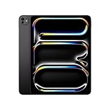 Apple 13' iPad Pro (M4): Ultra Retina XDR Display, 256 GB, 12 MP Querformat Frontkamera/12 MP Rückkamera, LiDAR Scanner, WLAN 6E, Face ID, Batterie für den ganzen Tag, Standardglas – Space Schwarz