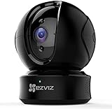 EZVIZ CTQ6C Überwachungskamera Innen 1080p WLAN/LAN IP Kamera Dome Schwenk/Neige, Bewegungserkennung, Nachtsicht, Gegensprechen, kompatibel mit Alexa, Home/Baby/Haustier Monitor Cam