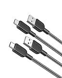 Anker USB C Ladekabel, [2er Set, 90cm] 310 USB auf USB C Kabel, USB A auf USB C für iPhone 16/15, Galaxy Note 10/Note 9/S10+/S10, Huawei, LG V30, Smartphone