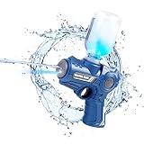 Beeyouk Wasserpistole Elektrische, Spielzeug Wasserpistole großer Reichweite 5–8 M, 200ML Elektrische Wasserspritzpistole für Kinder Sommer-Poolpartys, Strandaktivitäten, Wasserschlachten im Freien