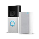 Ring Akku Videotürklingel Plus (Battery Doorbell Plus) mit Chime | Kabellose Video-Türsprechanlage mit kamera, 1536p-HD-Video, Kopf-bis-Fuß-Aufnahme, Nachtsicht in Farbe, WLAN, Selbstinstallation