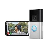 Ring Akku-Videotürklingel Plus (Battery Doorbell Plus) | Videotürklingel mit 1536p HD-Kopf-bis-Fuß-Aufnahme, Selbstinstallation (5 Minuten) | Schnellwechsel-Akkupack I Privatsphäre-Einstellungen