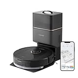 roborock Q5 Pro+ Staubsauger Roboter mit Absaugstation, DuoRoller-Bürste, 5500Pa Saugkraft, 2,5L Staubbeutel, 180mL Wassertank, Wischroboter PreciSense-LiDAR-Navigation App/Alexa, Schwarz…