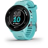 Garmin Forerunner 55 – GPS-Laufuhr mit 1,04“ Always-On-Farbdisplay, täglichen Trainingsempfehlungen, Laufzeitprognose, über 15 Sport-Apps und bis zu 14 Tagen Akkulaufzeit.