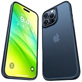 TORRAS Guardian für iPhone 16 Pro Hülle [TOP Militärstandard FallSchutz] Stoßfest [Samtweiche Haptik] Handyhülle für iPhone 16 Pro Case Matt Rückseite Kratzfeste Schutzhülle für iPhone 16 Pro Schwarz