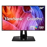 Viewsonic ColorPro VP2458 60,5 cm (24 Zoll) Fotografen Monitor (Full-HD, IPS-Panel mit Delta E